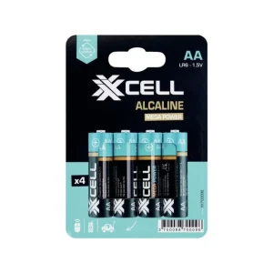 Blister Xxcell Alcaline de 4 piles LR06 Expédié Aujourd'hui