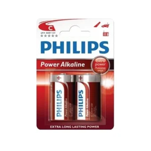 Blister Philips Power Alcaline de 2 piles LR14 Vente Flash