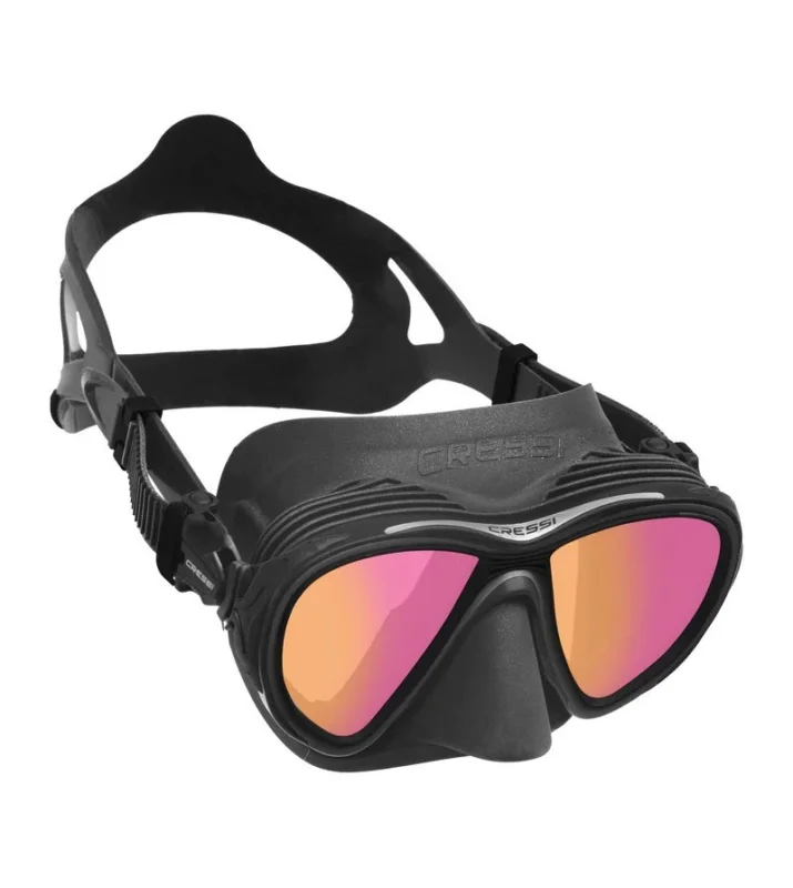 Masque Cressi Quantum Ultravision Noir Iridium Pas Cher