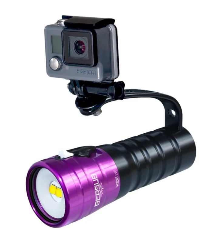 Pack Caméro Gopro HERO 13 Black + Caisson + Phare Bersub Wide Evo Bon Marché