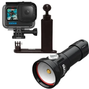 Quantité Limitée Pack Caméra Gopro HERO 13 Black + Caisson + Platine + Phare DivePro D40F
