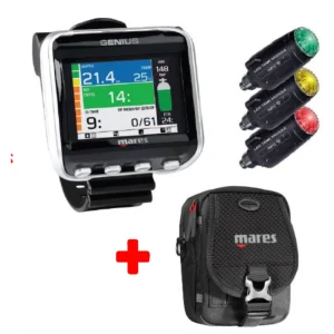 Achat Immédiat Ordinateur Mares Genius + Emetteur Led Tank Module + Sacoche Mares Diver