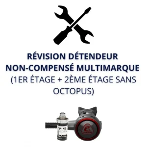 Révision détendeur non-compensé multimarque (1er étage + 2ème étage) Offre Exclusive