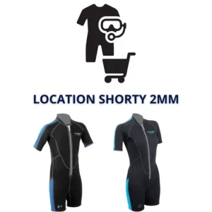 Location Shorty 2mm Authentique