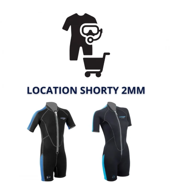 Location Shorty 2mm Authentique