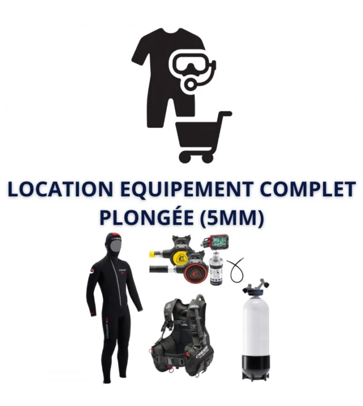Location Pack équipement complet - 5mm Certifié