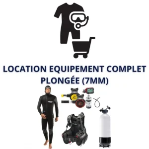 Location Pack équipement complet - 7mm Dernier Modèle