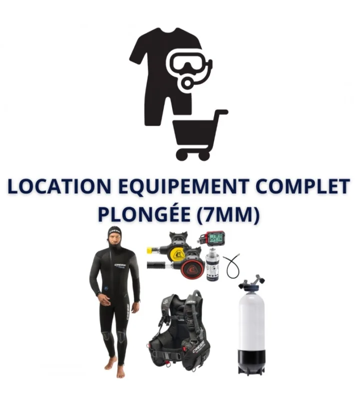 Location Pack équipement complet - 7mm Dernier Modèle
