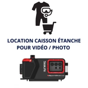 Location Caisson étanche pour vidéo / photo Bon Marché