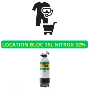 Location Bloc 15L Nitrox 32% Commande En Gros