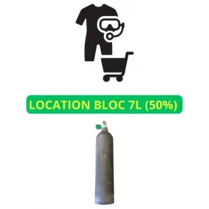 Location Bloc 7L Nitrox 50% Achetez Aujourd'hui