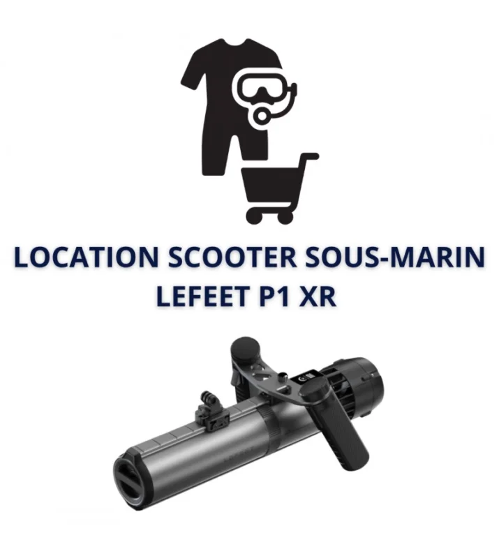 Location Scooter sous-marin P1 XR Meilleur Choix
