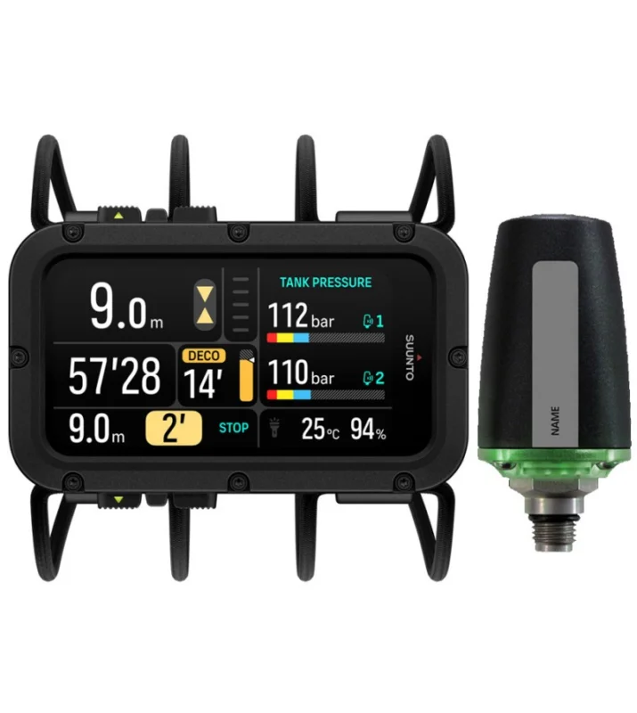 Ordinateur Suunto Nautic Bungee Cord + Tank pod Commander Vite