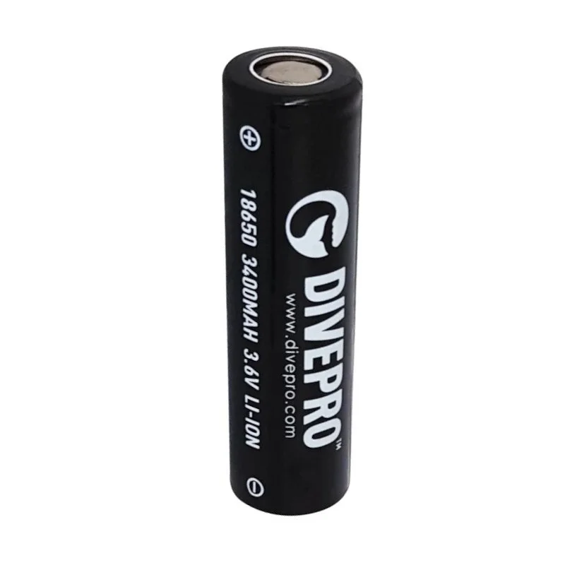 Commander Maintenant Accus 18650 Li-ion 3400mAh Divepro