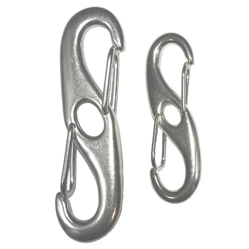 Haute Qualité Mousqueton inox "voile" double