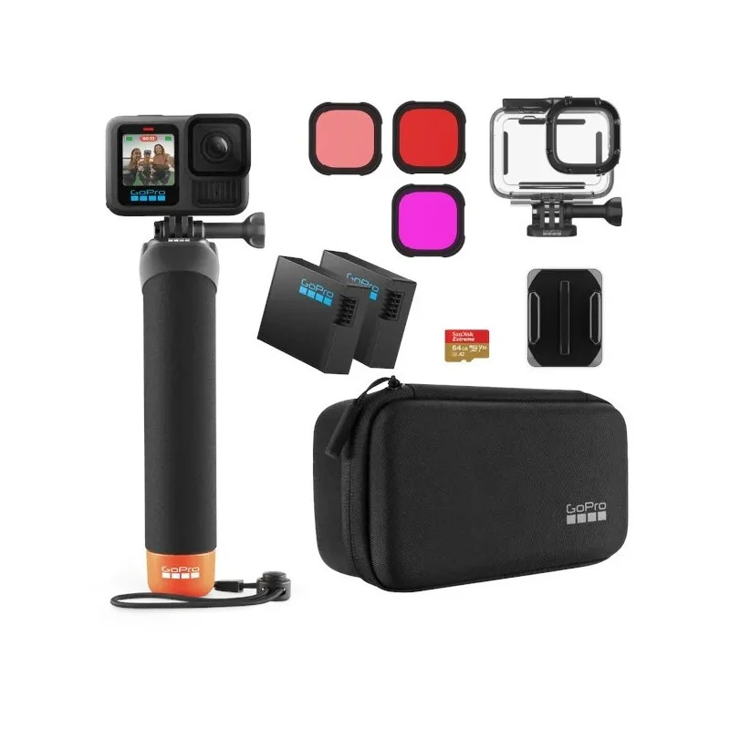 Promotion Caméra Hero 13 black GoPro accessoires bundle plongée